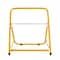 Adiroffice Single Axel Cable Foldable Caddy for Spools up to  20 in. Diameter, 100 lbs. Capacity, Yellow ADI695-01-YEL-MK - alternate 7